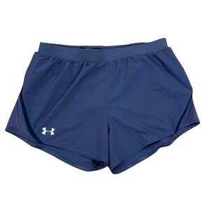 Under Armour‎ Women's Running Shorts Navy Blue Athletic Workout Gym Medium